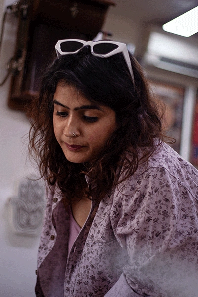 Girl Making Tattoo