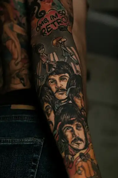 I am so Retro Tattoo On hand