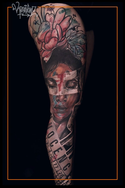 Full hand Tattoo by sammer patange