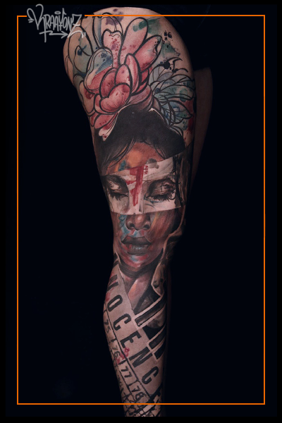 Full hand Tattoo by sammer patange
