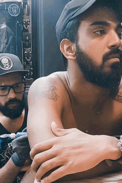KL Rahul Back Tattoo By Kraayonz studio