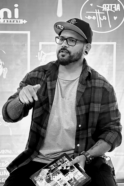 Sameer Patange- Founder of Kraayonz studio