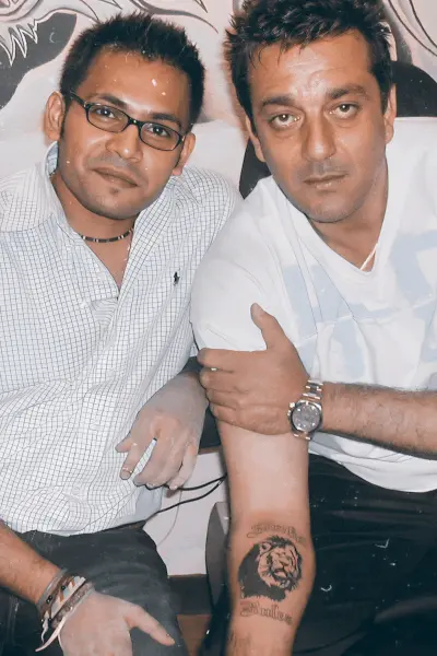 Sanjay Dutt baba Tattoo made by kraayonz studio